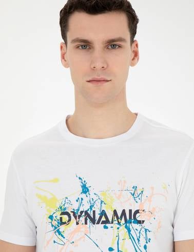Beyaz Slim Fit Tişört