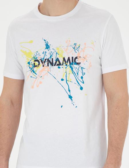 Beyaz Slim Fit Tişört - 50280969013