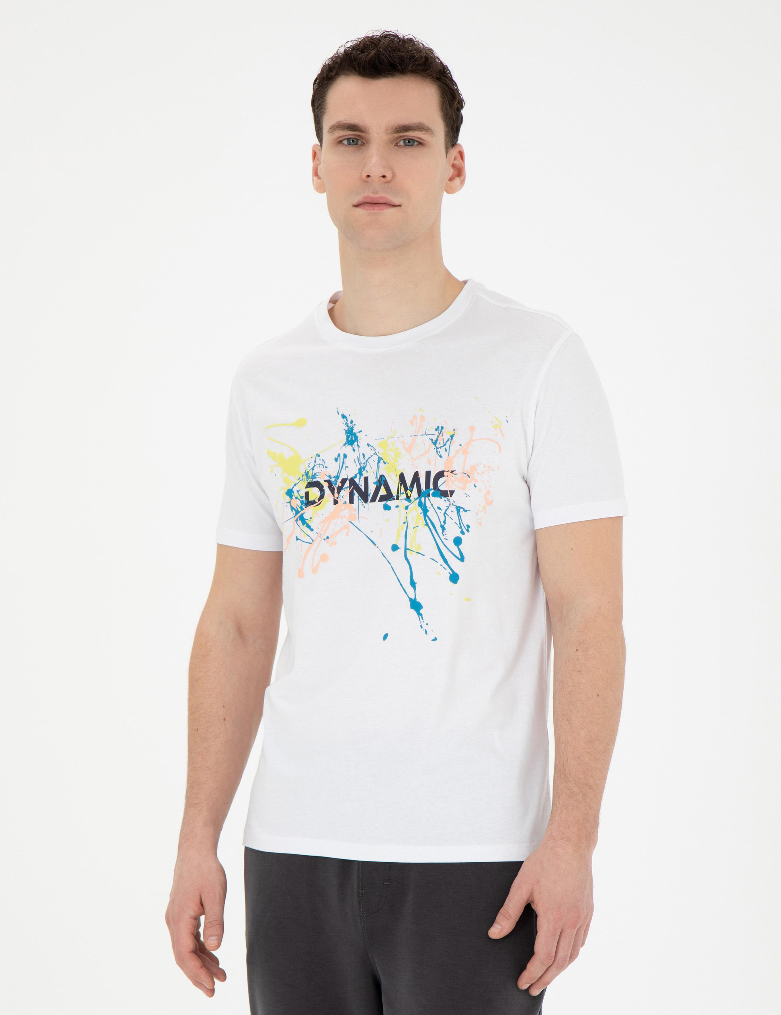 Beyaz Slim Fit Tişört