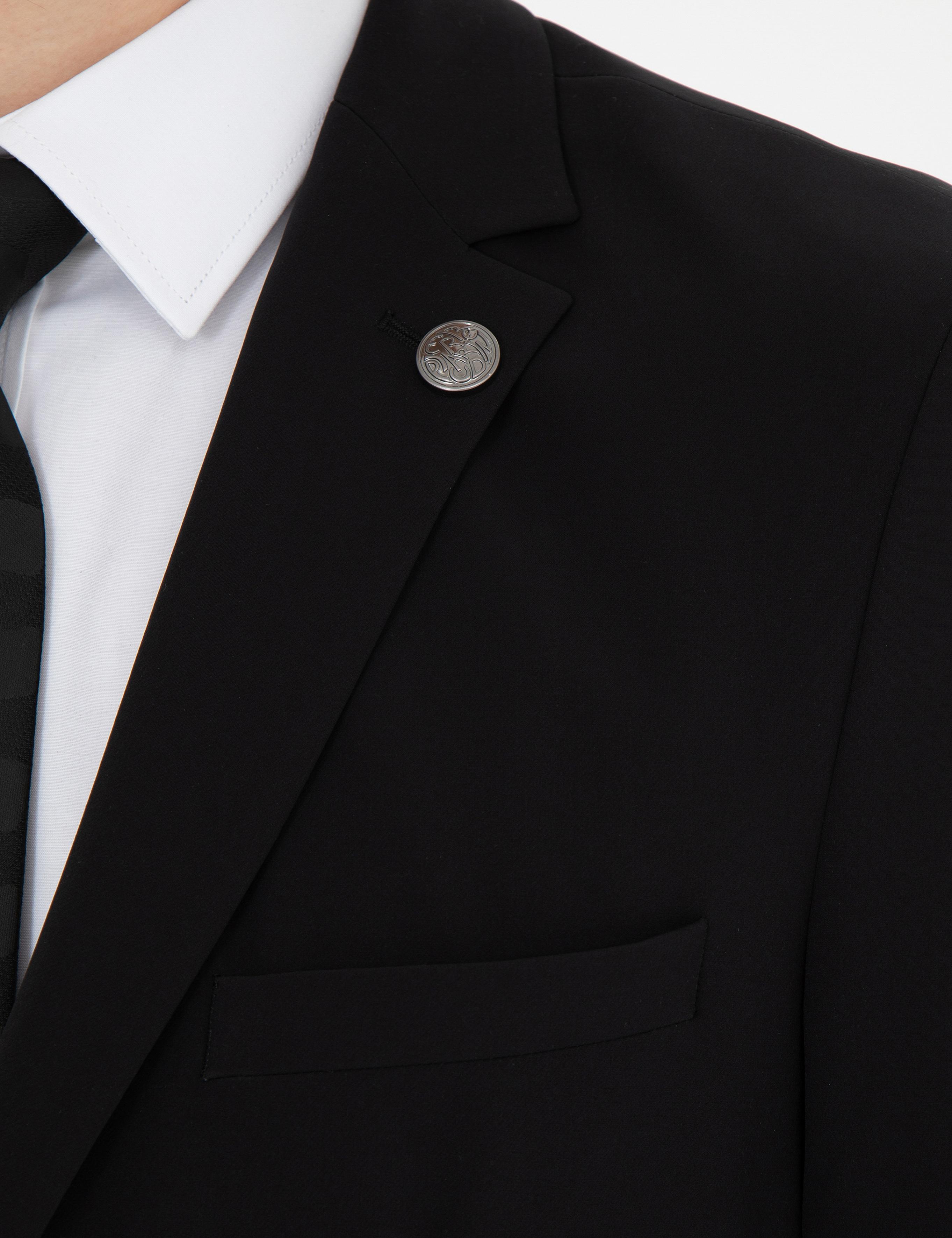 Siyah Esnek Fit Blazer Ceket