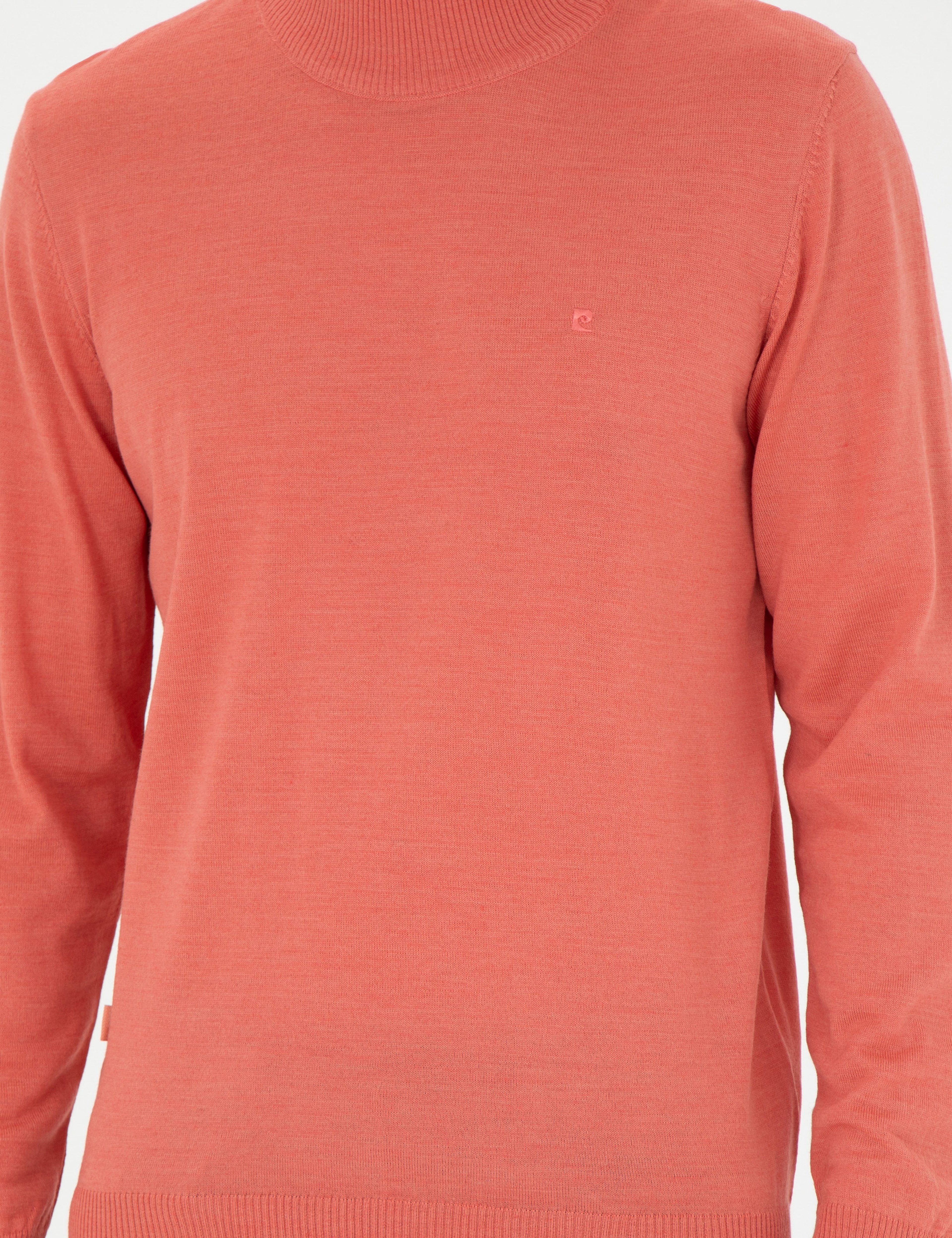 Somon Slim Fit Yarım Balıkçı Yaka Yün Karışımlı Basic Triko Kazak - Image 6