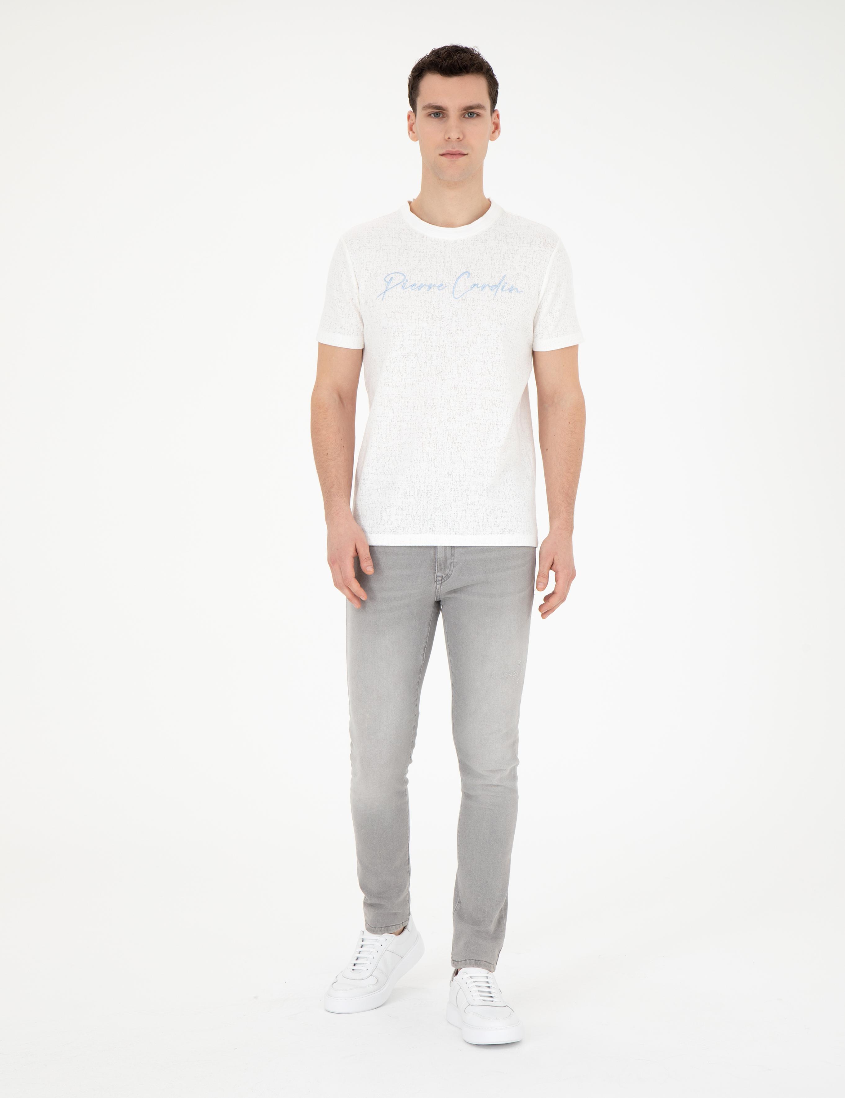 Beyaz Slim Fit Tişört