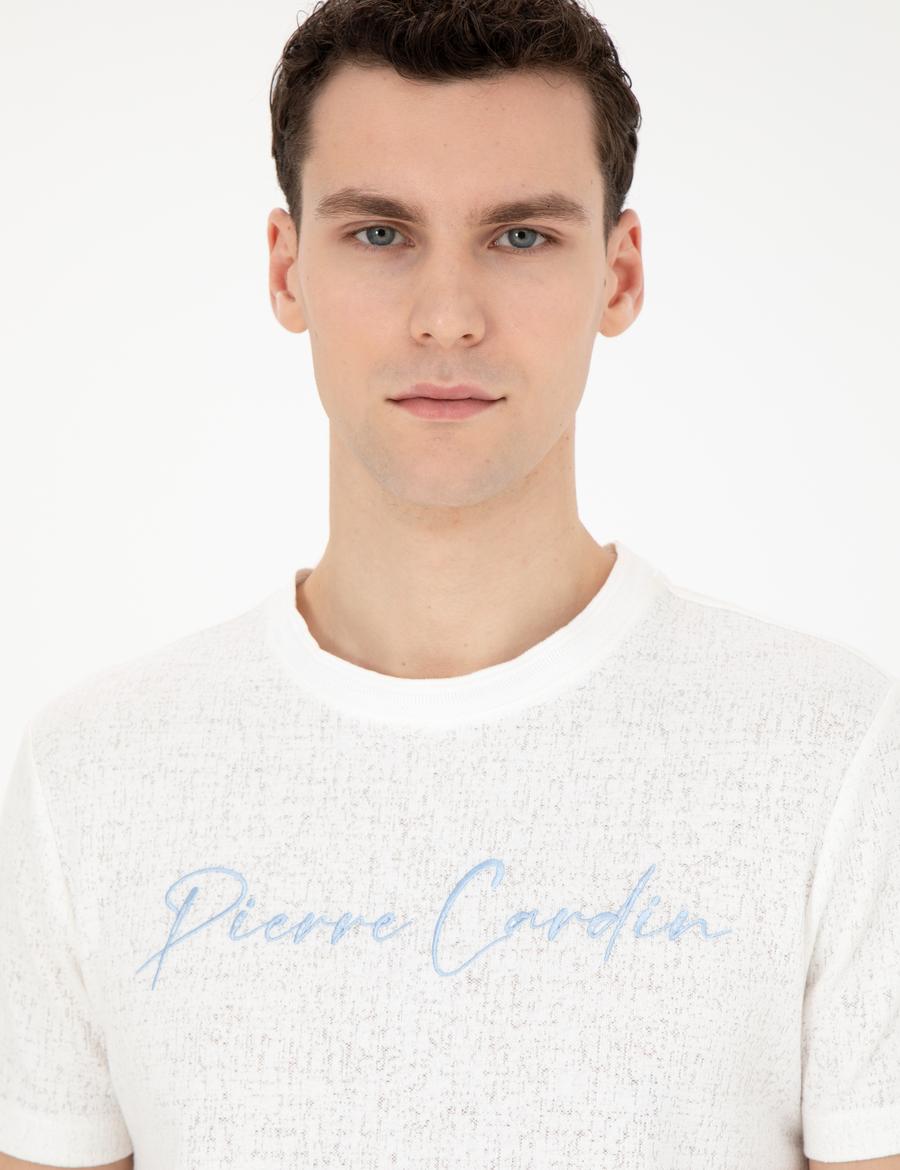 Beyaz Slim Fit Tişört