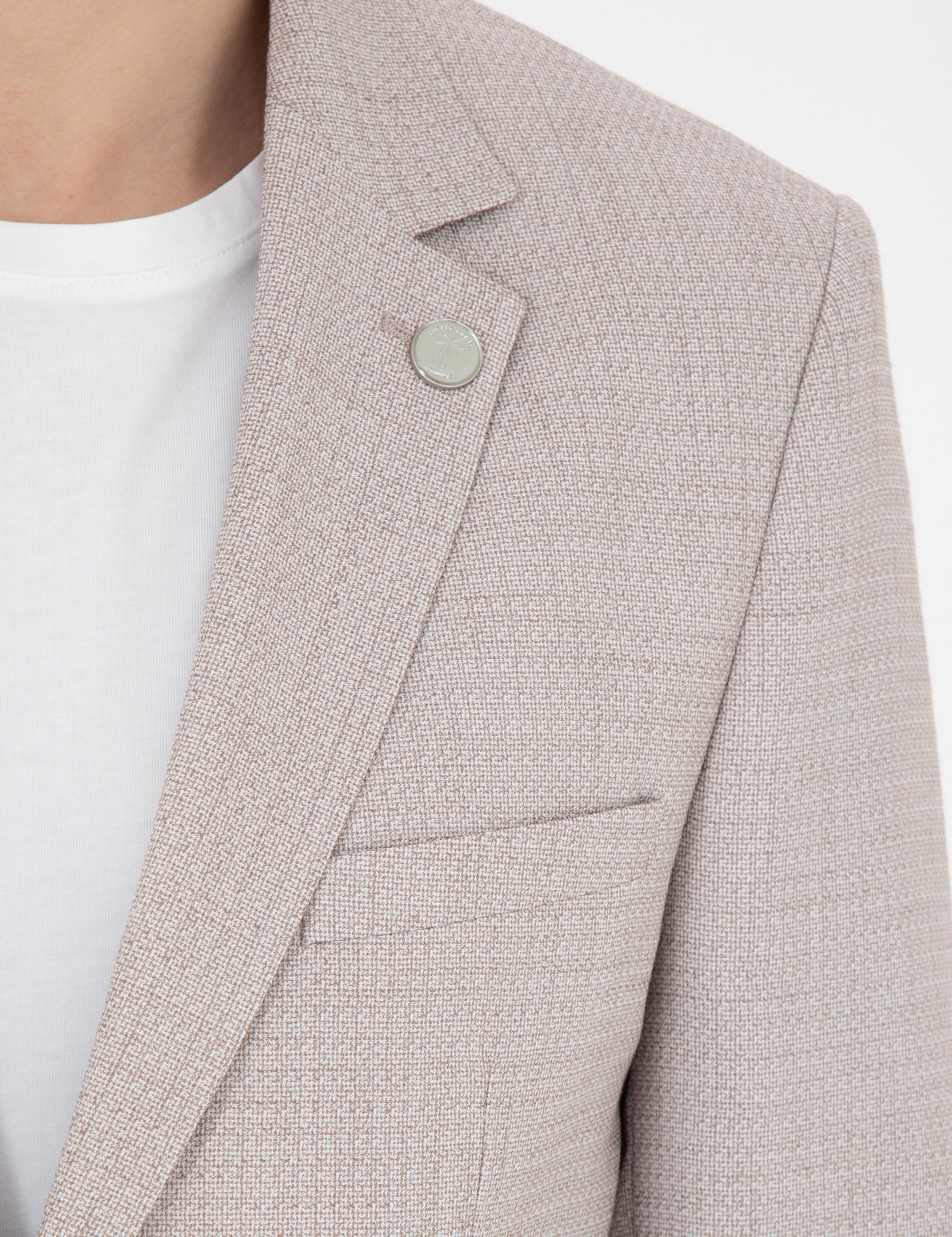 Bej Ex. Slim Fit Takım Elbise