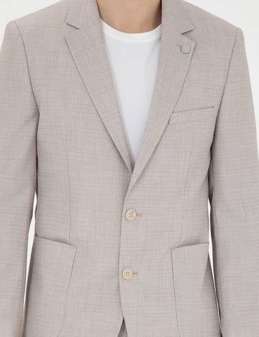 Bej Ex. Slim Fit Takım Elbise