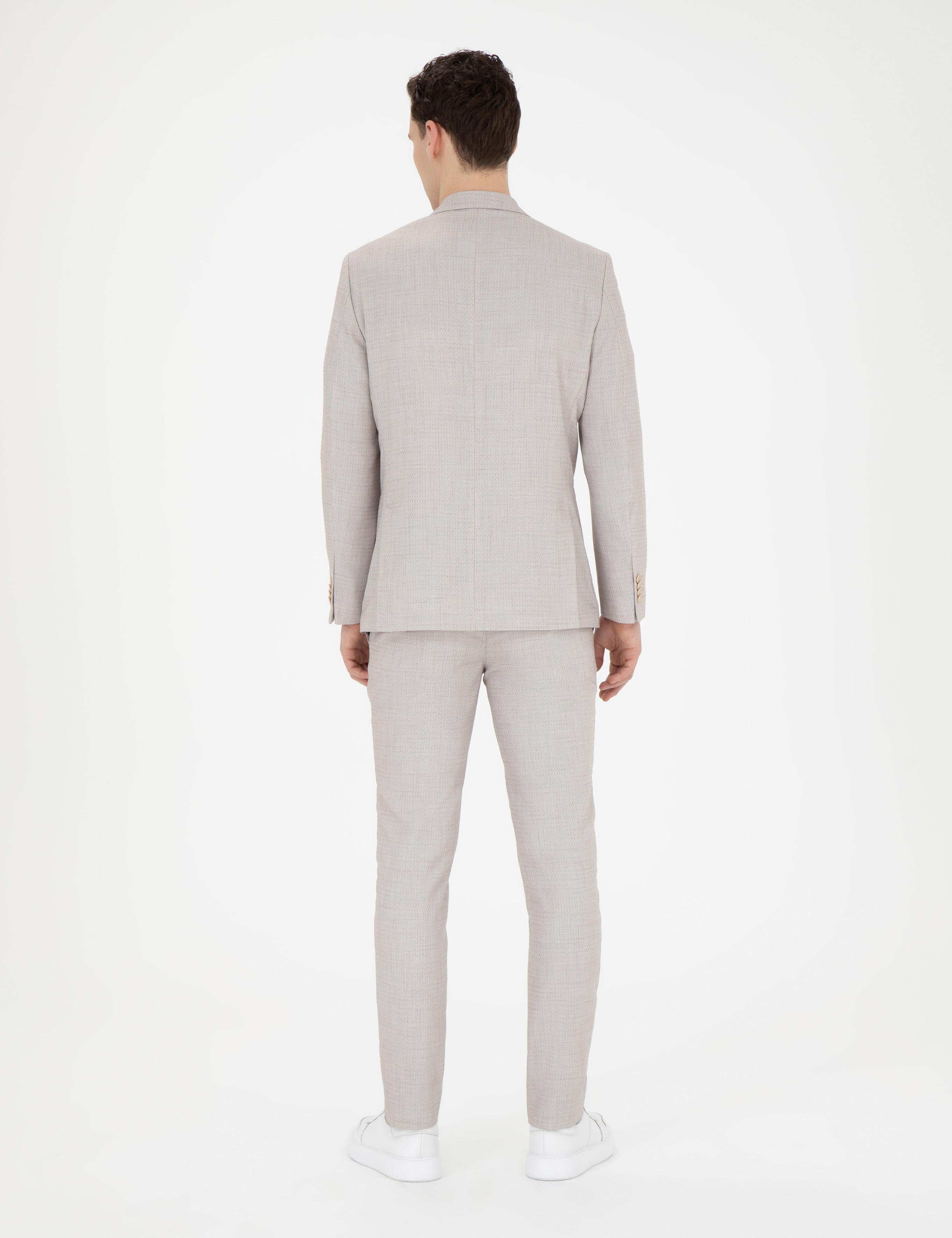 Bej Ex. Slim Fit Takım Elbise