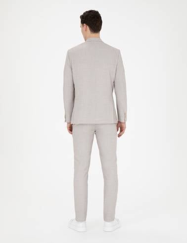 Bej Ex. Slim Fit Takım Elbise