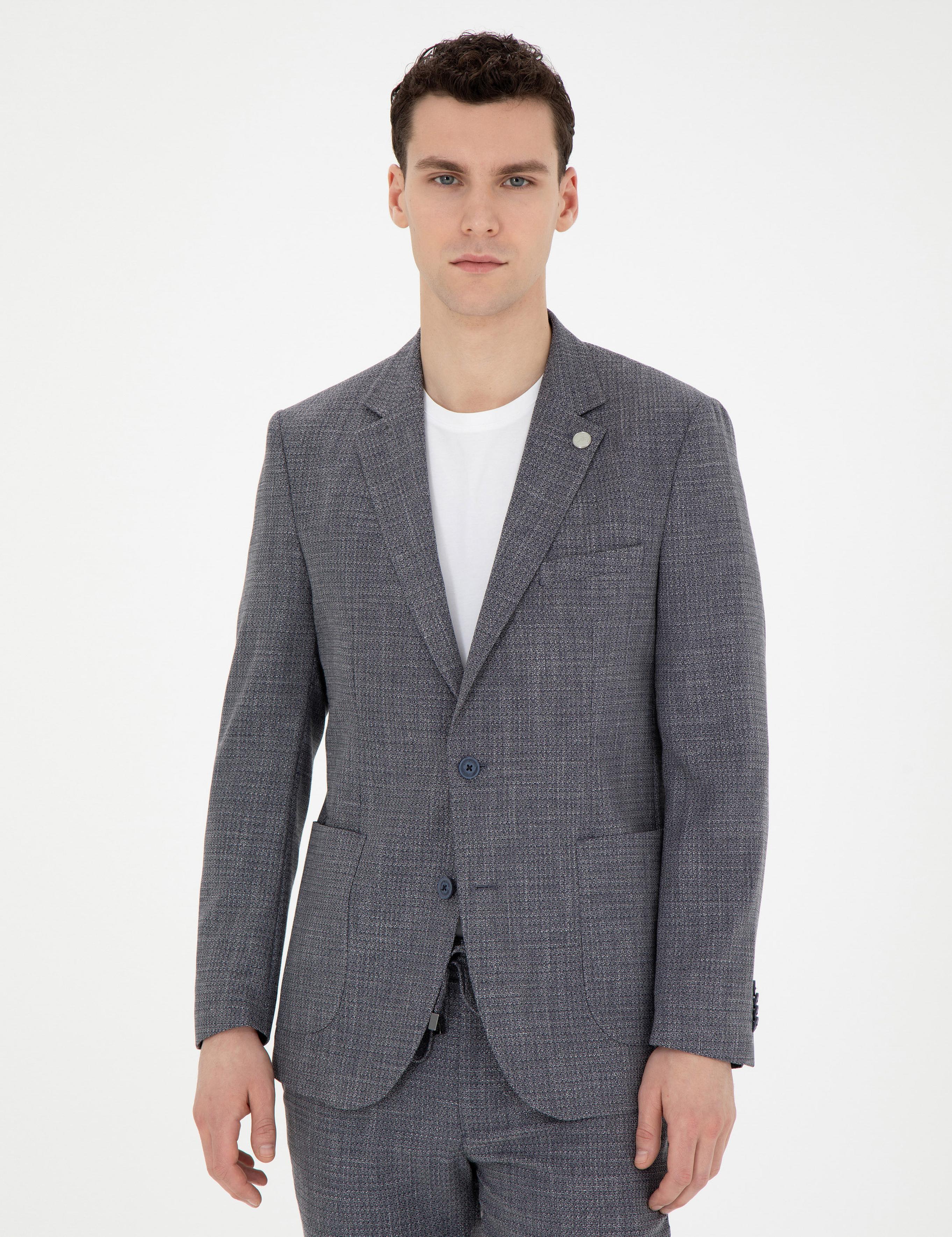 Lacivert Ex. Slim Fit Takım Elbise