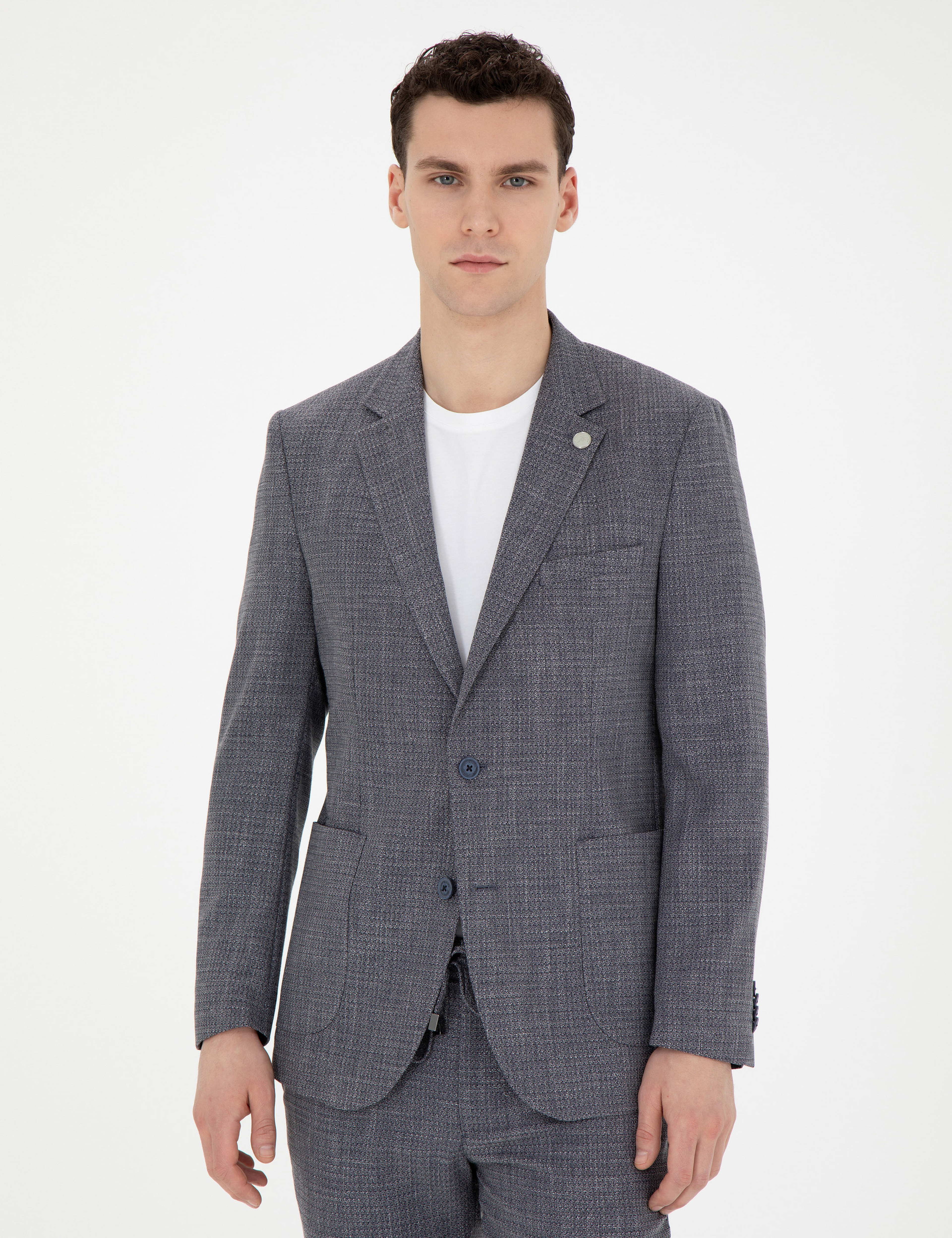 Lacivert Extra Slim Fit Takım Elbise - Image 2