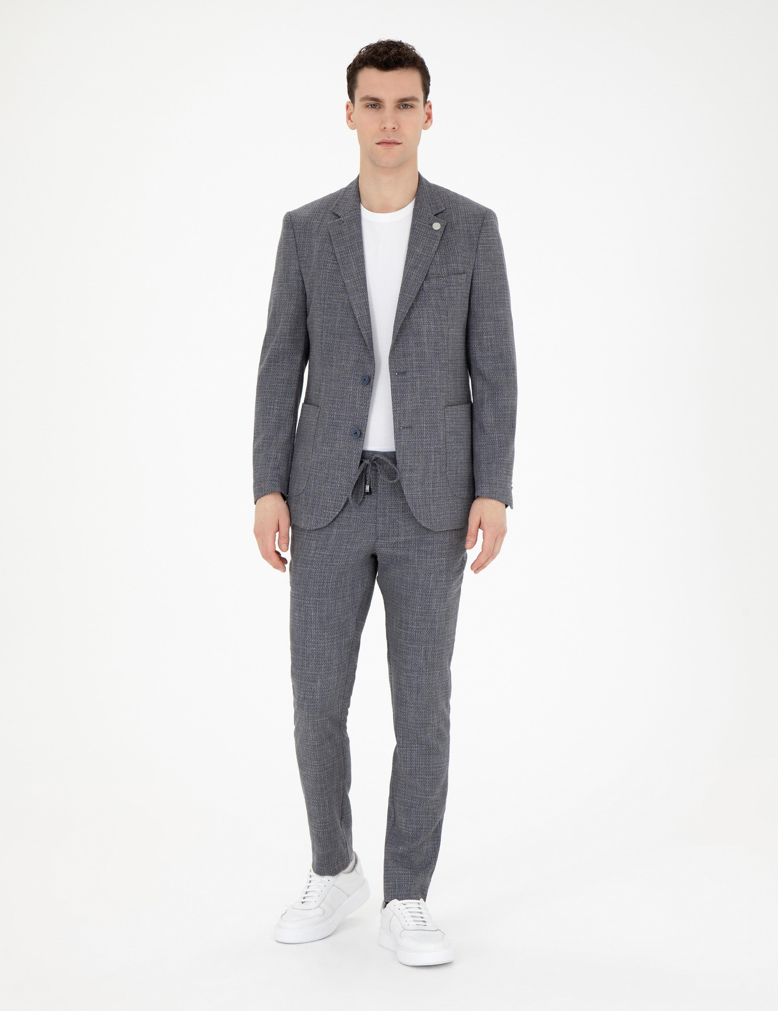 Lacivert Ex. Slim Fit Takım Elbise