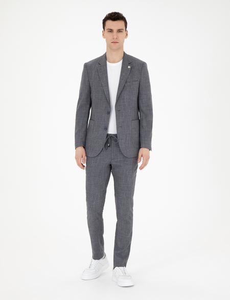 Lacivert Ex. Slim Fit Takım Elbise - 50285298062