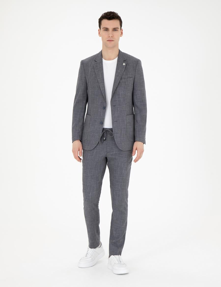 Lacivert Ex. Slim Fit Takım Elbise