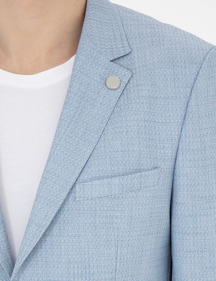 Açık Mavi Ex. Slim Fit Takım Elbise