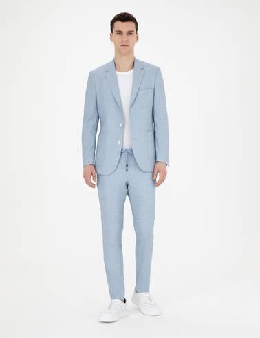 Açık Mavi Ex. Slim Fit Takım Elbise