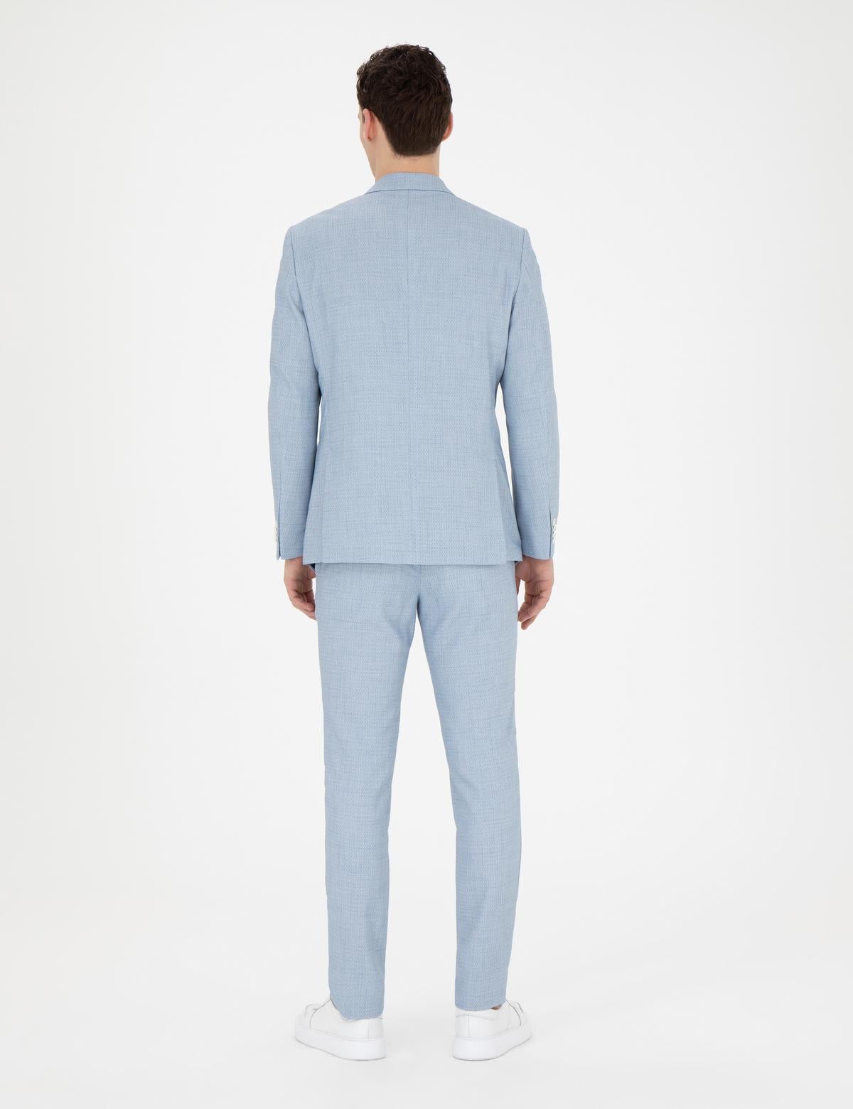 Açık Mavi Ex. Slim Fit Takım Elbise - 50285298098