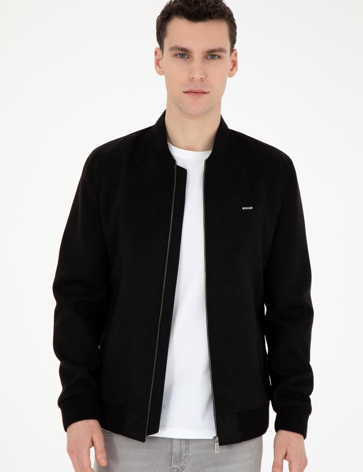 Siyah Deri Ceket - 50293987001