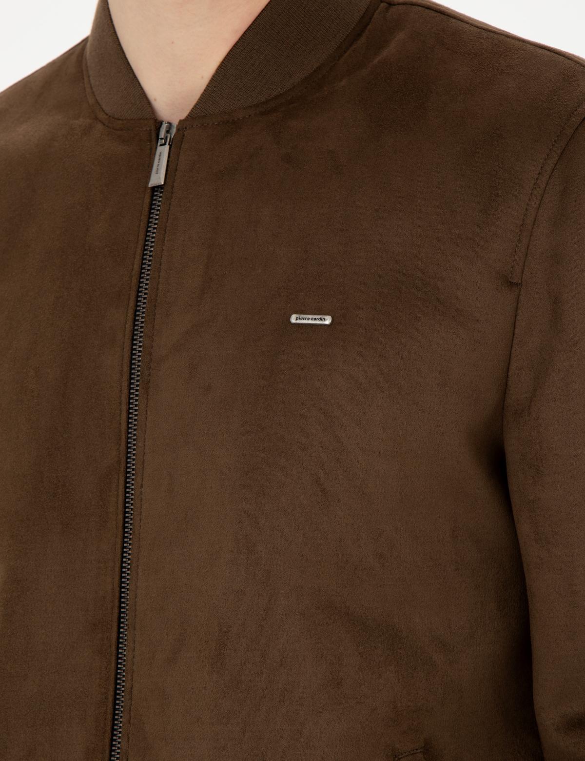 Haki Deri Ceket - 50293987009