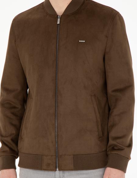 Haki Deri Ceket - 50293987009