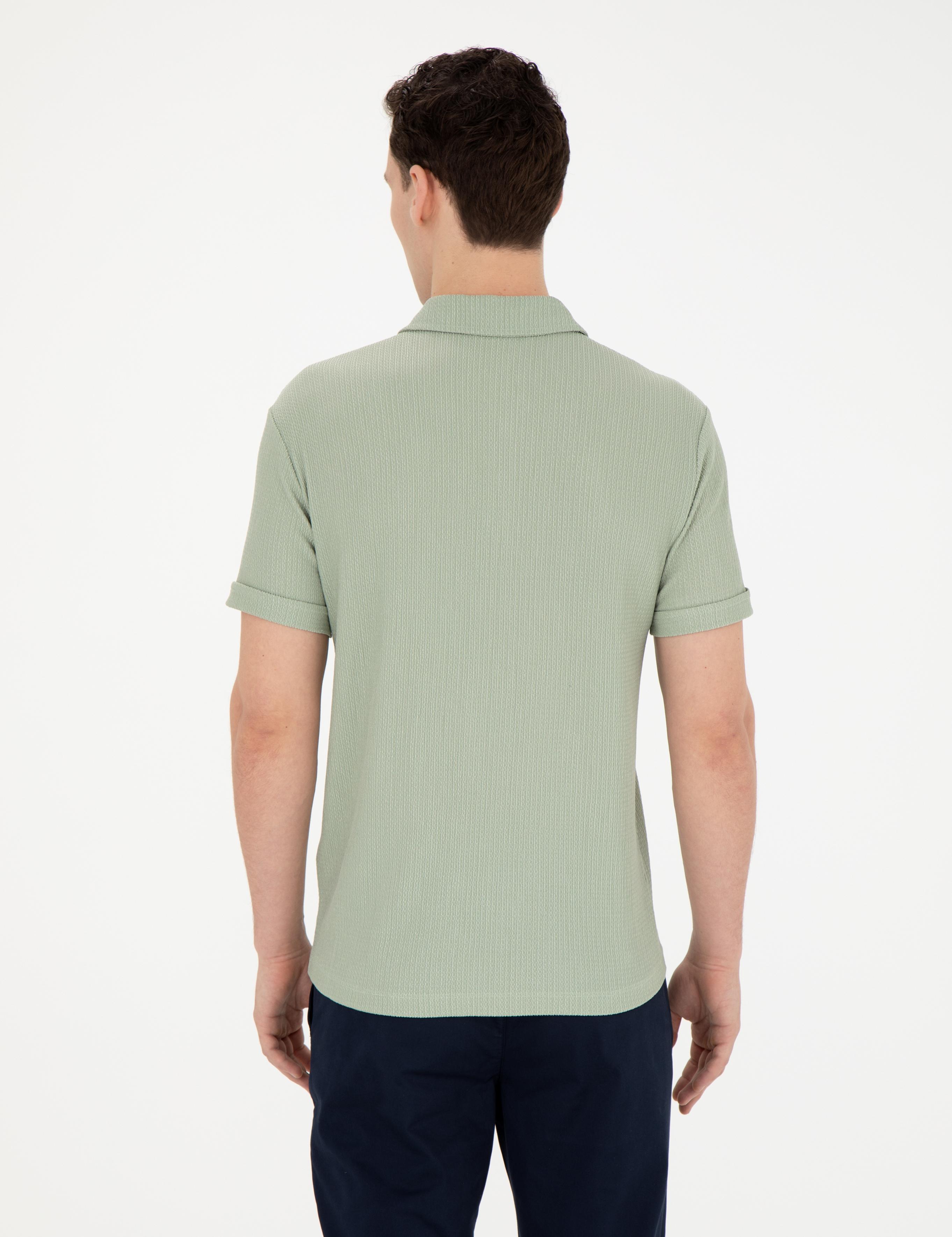 Yeşil Slim Fit Tişört