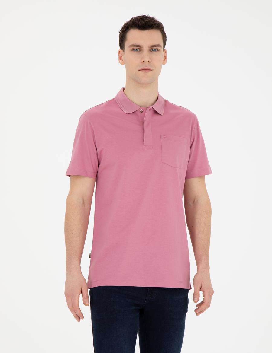 Gül Kurusu Regular Fit Basic Tişört