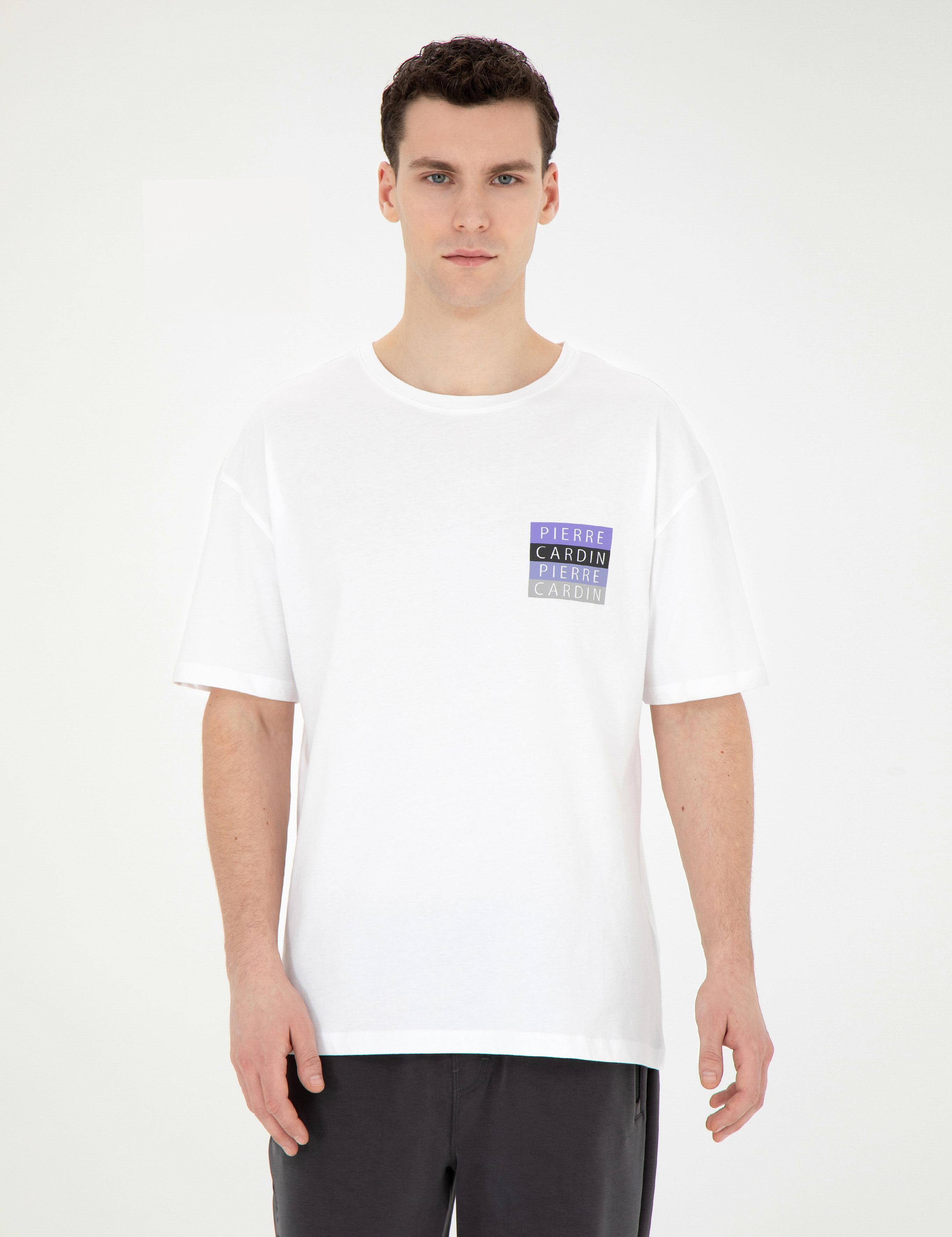 Beyaz Comfort Fit Tişört