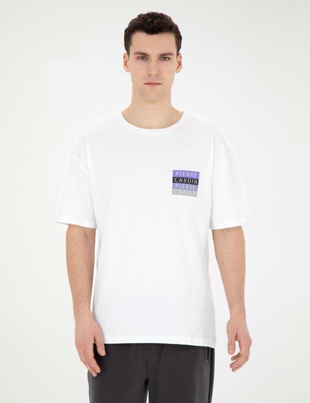 Beyaz Comfort Fit Tişört - 50265500056