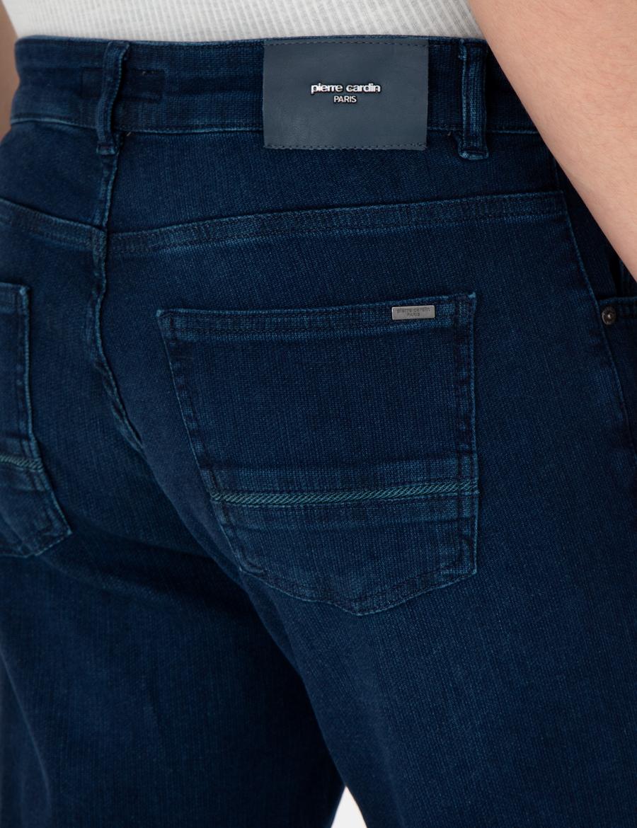 Koyu Lacivert Straight Fit Jean Pantolon