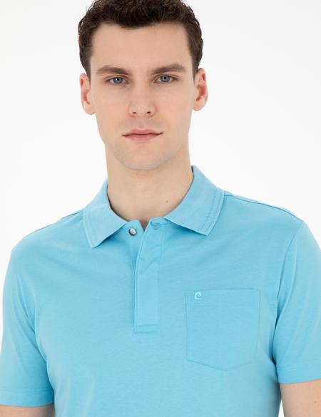 Açık Mavi Regular Fit Basic Tişört - 50262668114