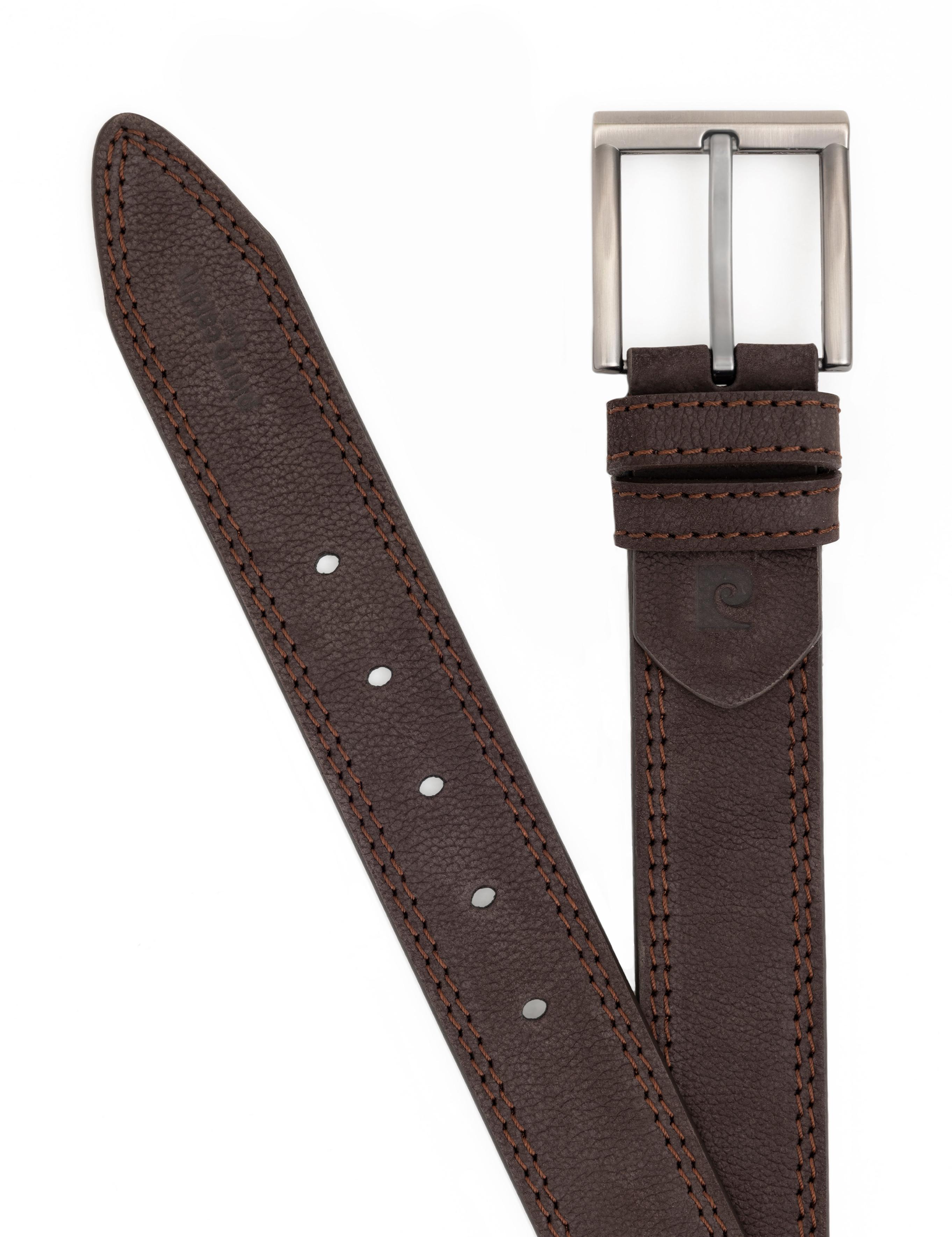 Kahverengi Kemer & Cüzdan Set