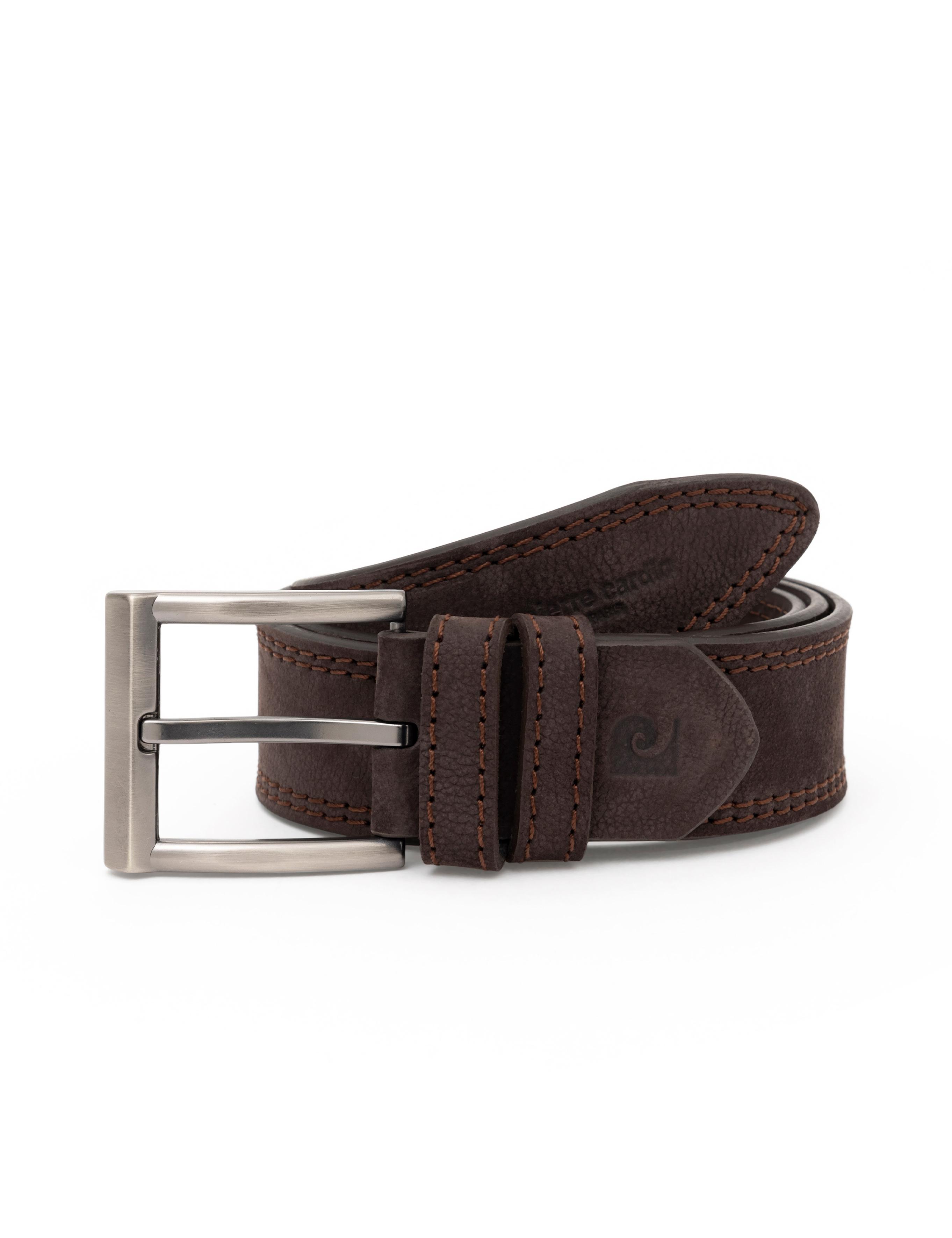 Kahverengi Kemer & Cüzdan Set