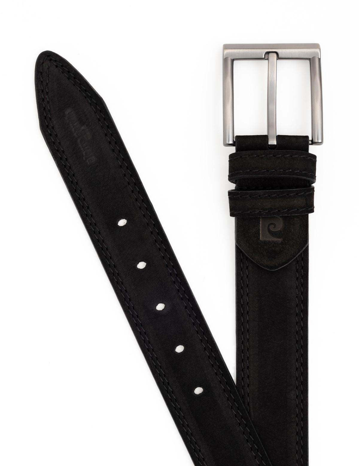 Siyah Kemer & Cüzdan Set - 50293590003