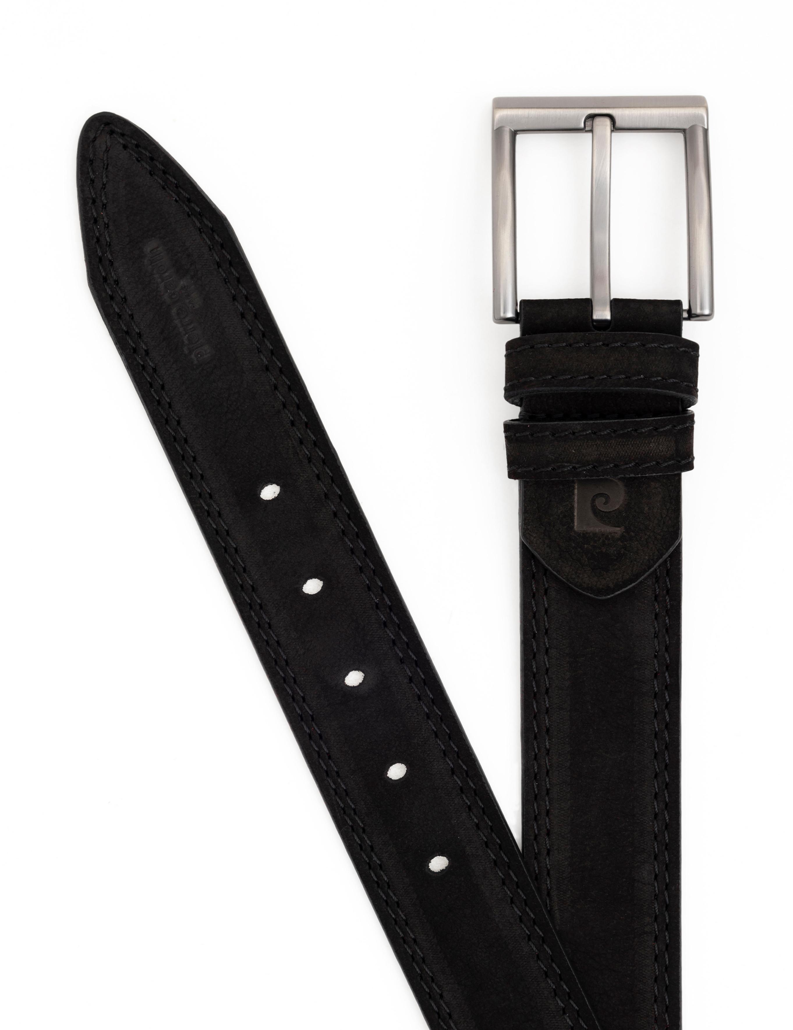 Siyah Kemer & Cüzdan Set