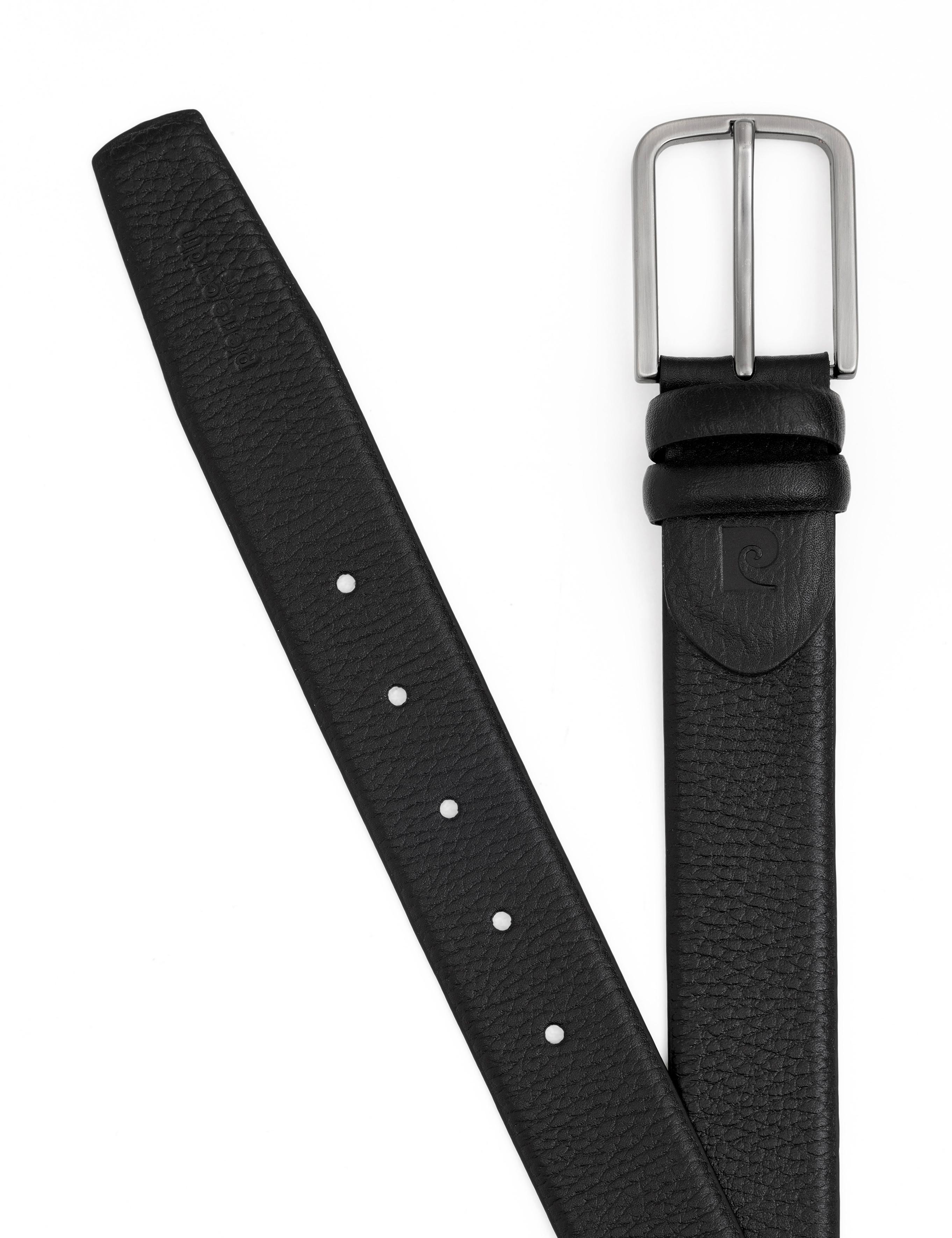 Siyah Kemer & Cüzdan Set