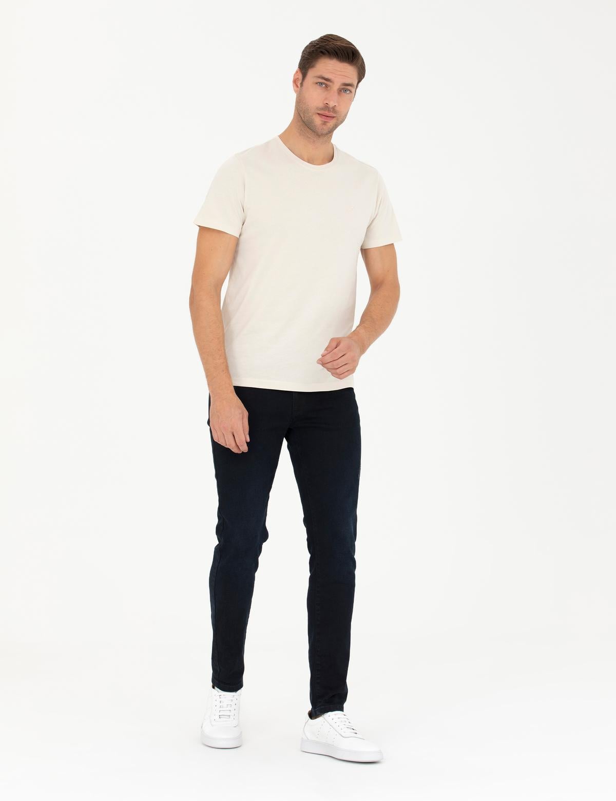 Taş Slim Fit Basic Tişört - 50289335035