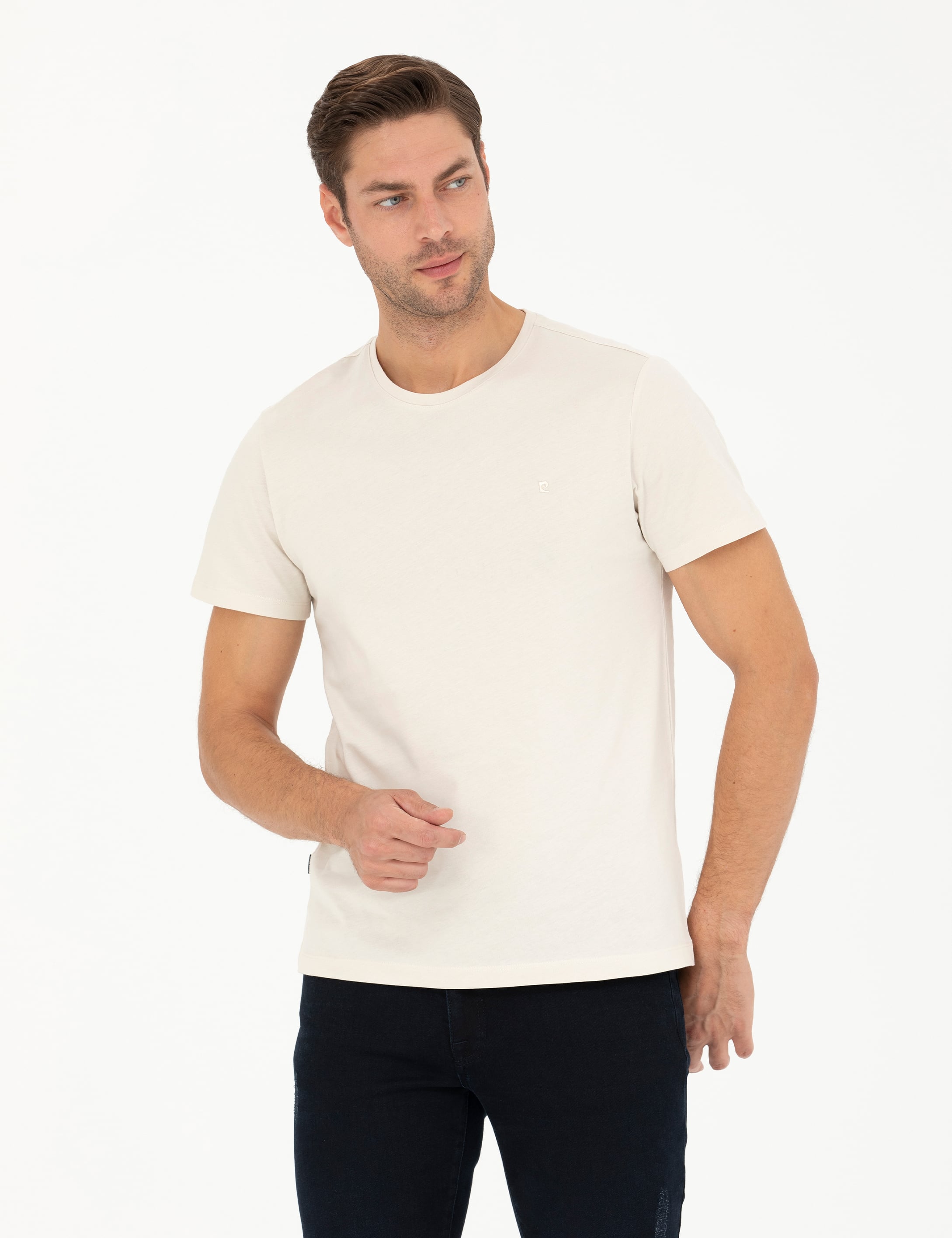 Taş Slim Fit Basic Tişört - Image 1