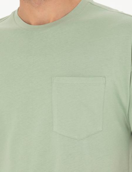 Yeşil Comfort Fit Tişört - 50289362052