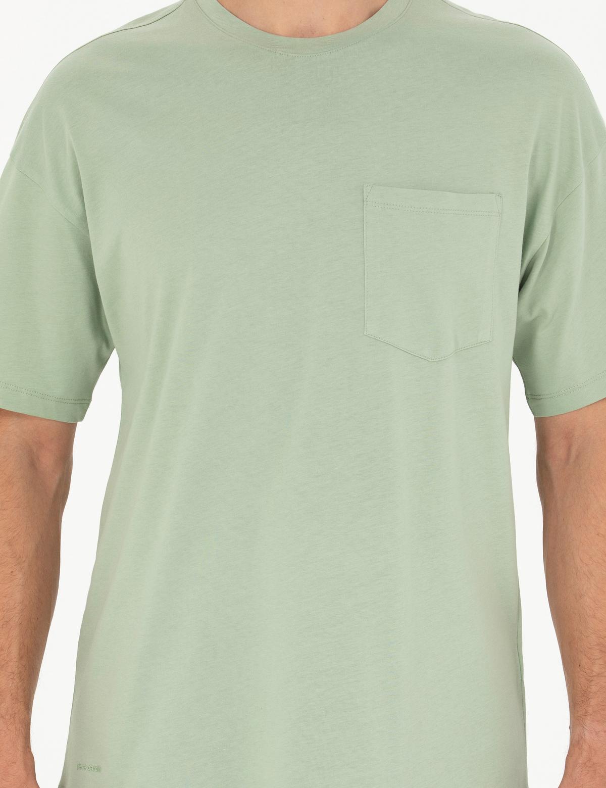 Yeşil Comfort Fit Tişört - 50289362052