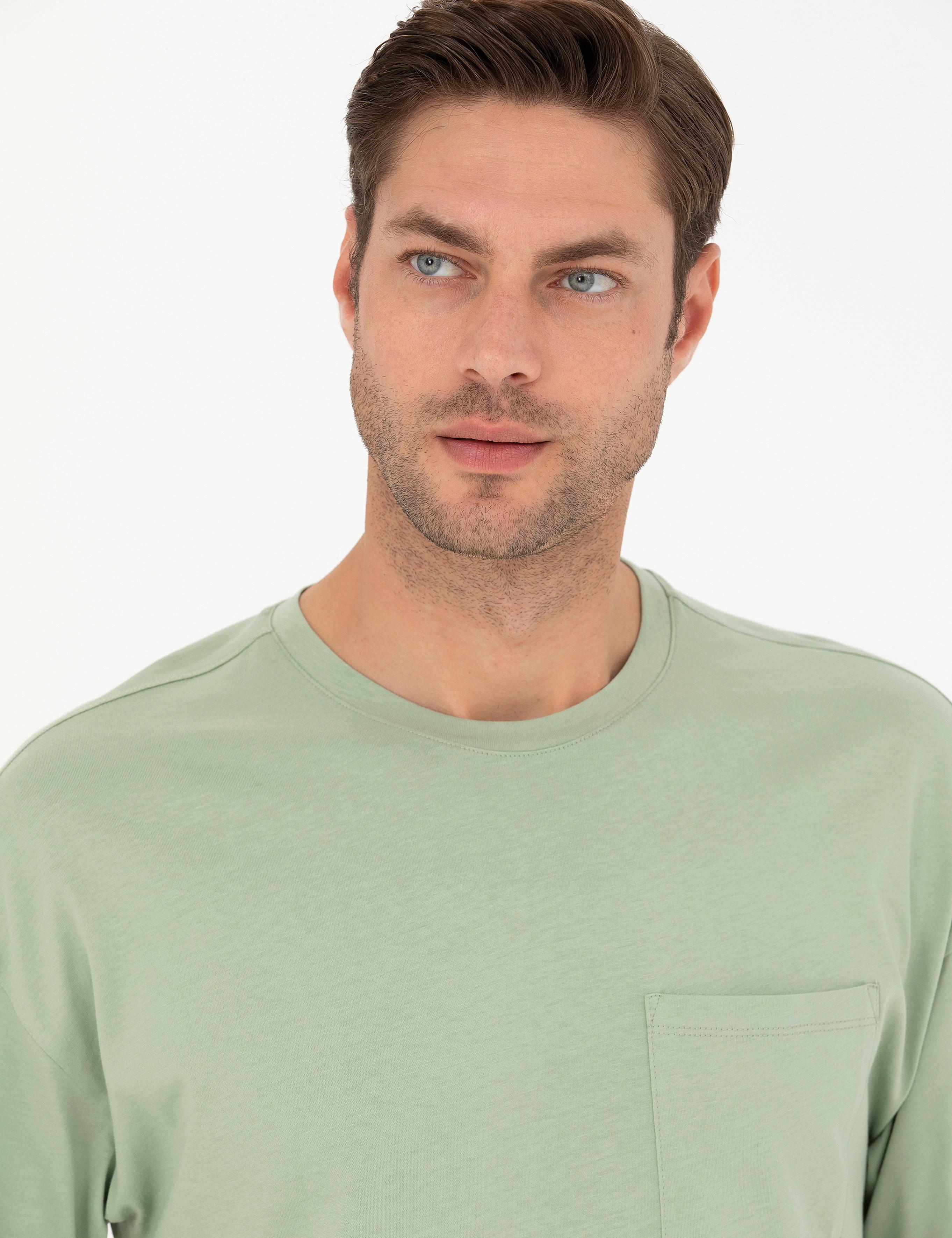 Yeşil Comfort Fit Tişört