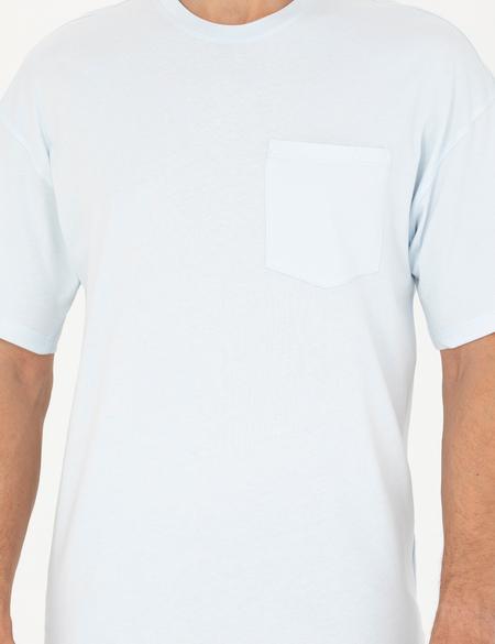 Açık Mavi Comfort Fit Tişört - 50289362063