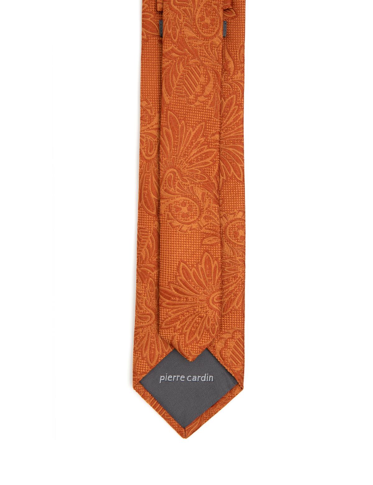 Turuncu İpek Kravat - 50288415005