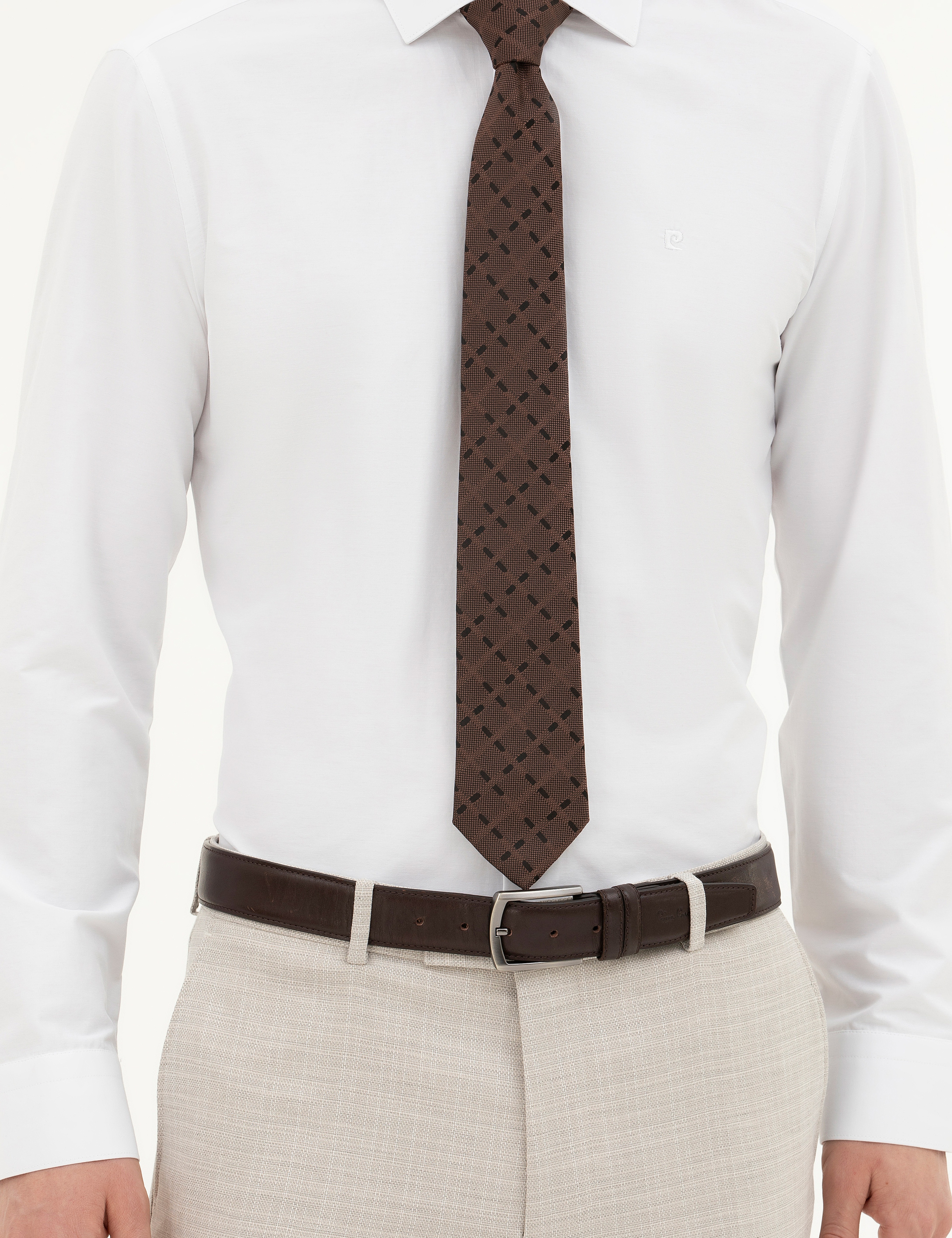 Beyaz Slim Fit Uzun Kollu Basic Gömlek - Image 6