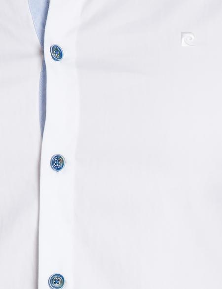 Beyaz Slim Fit Uzun Kollu Gömlek - 50143381010