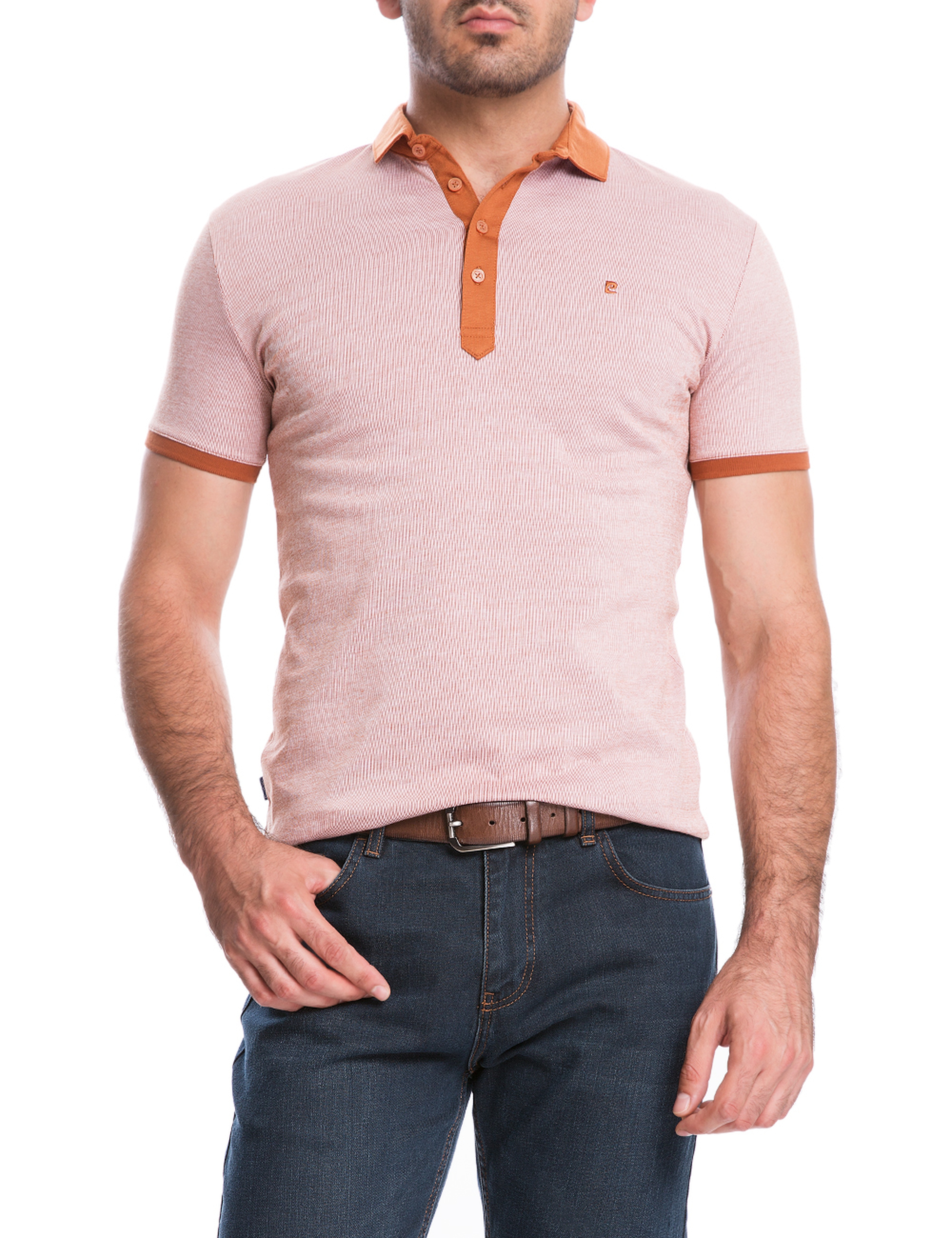Turuncu Slim Fit Tişört - Image 1
