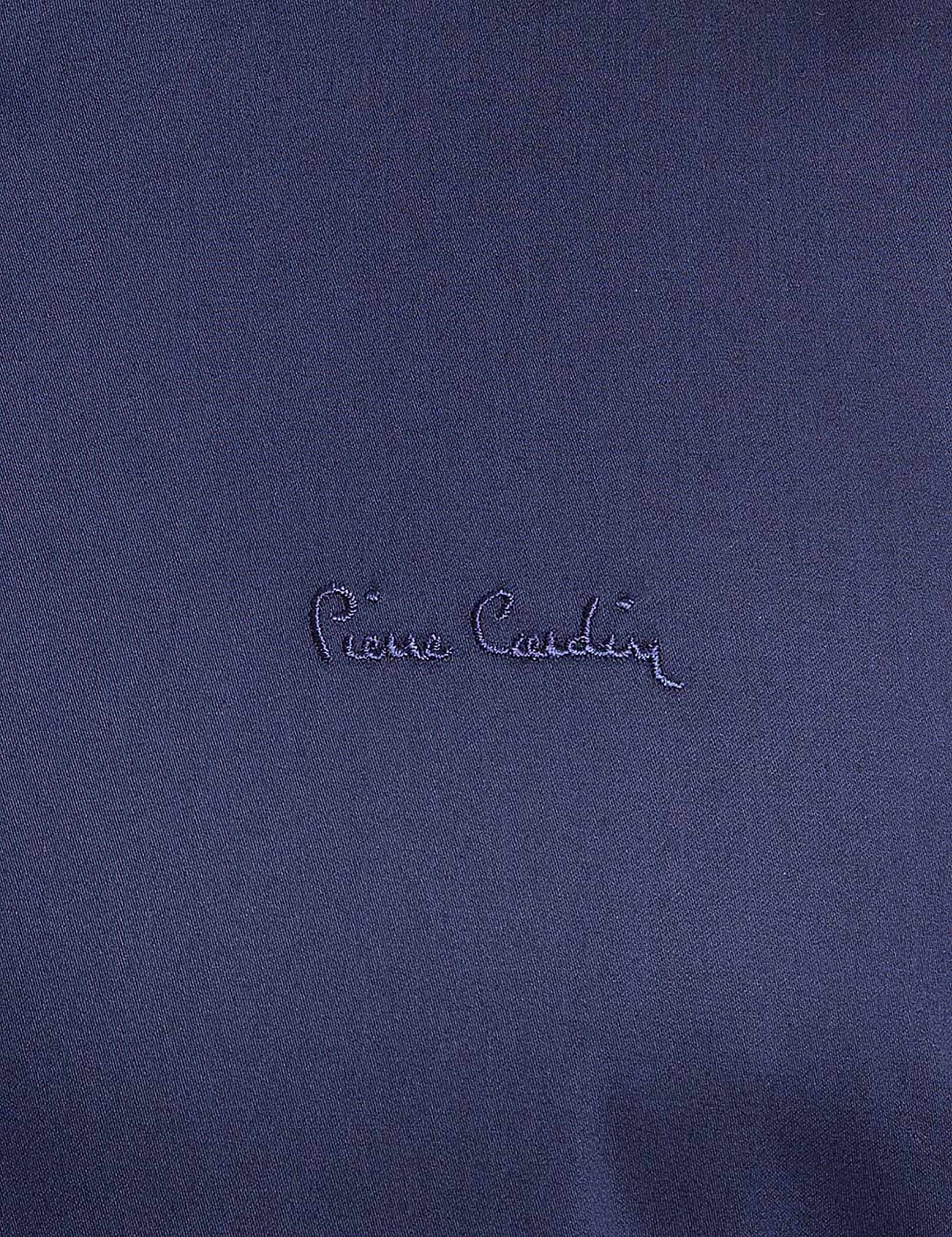 Lacivert Slim Fit Uzun Kollu Basic Gömlek