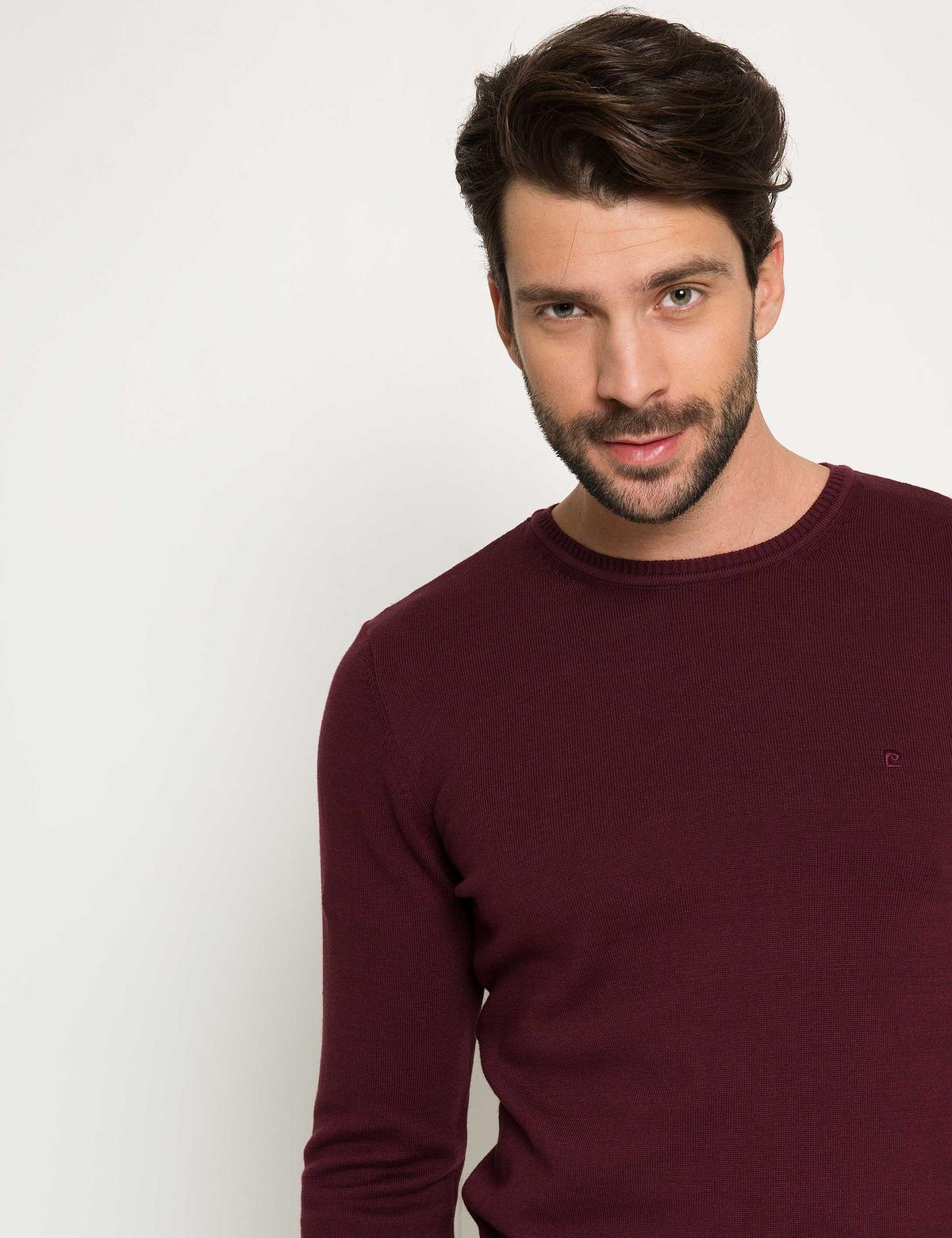 Bordo Slim Fit Basic Kazak