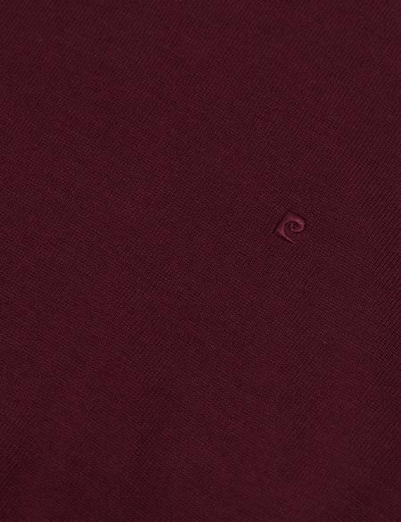 Bordo Slim Fit Basic Kazak - 50179015031