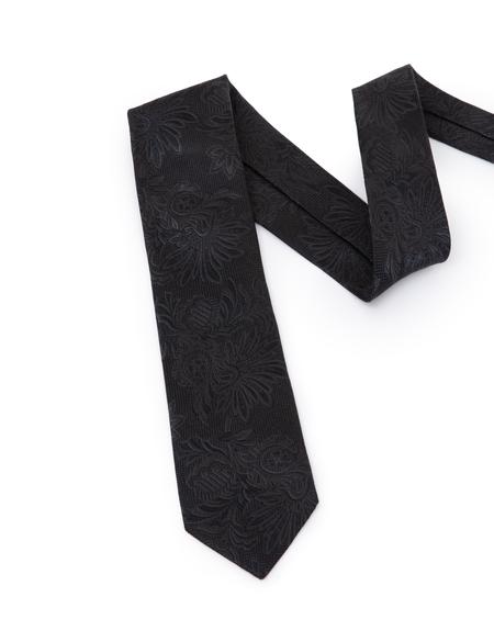 Siyah İpek Kravat - 50288415001