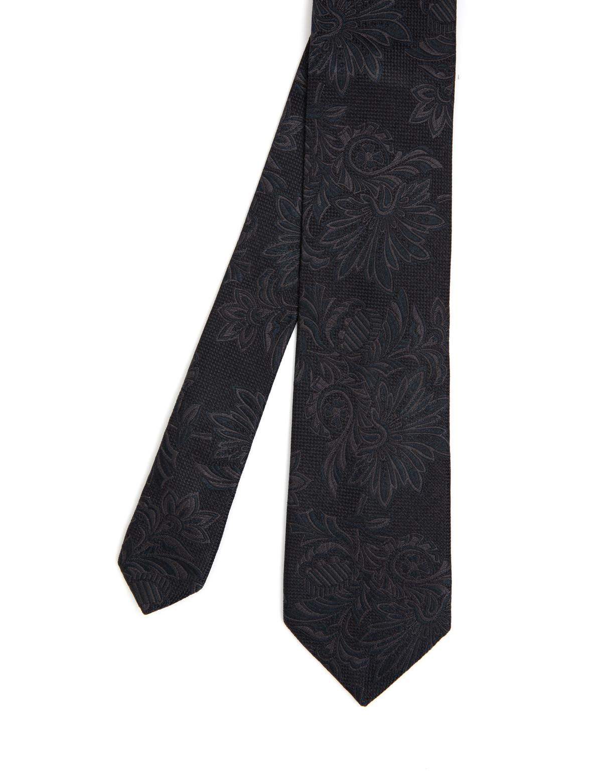 Siyah İpek Kravat - 50288415001