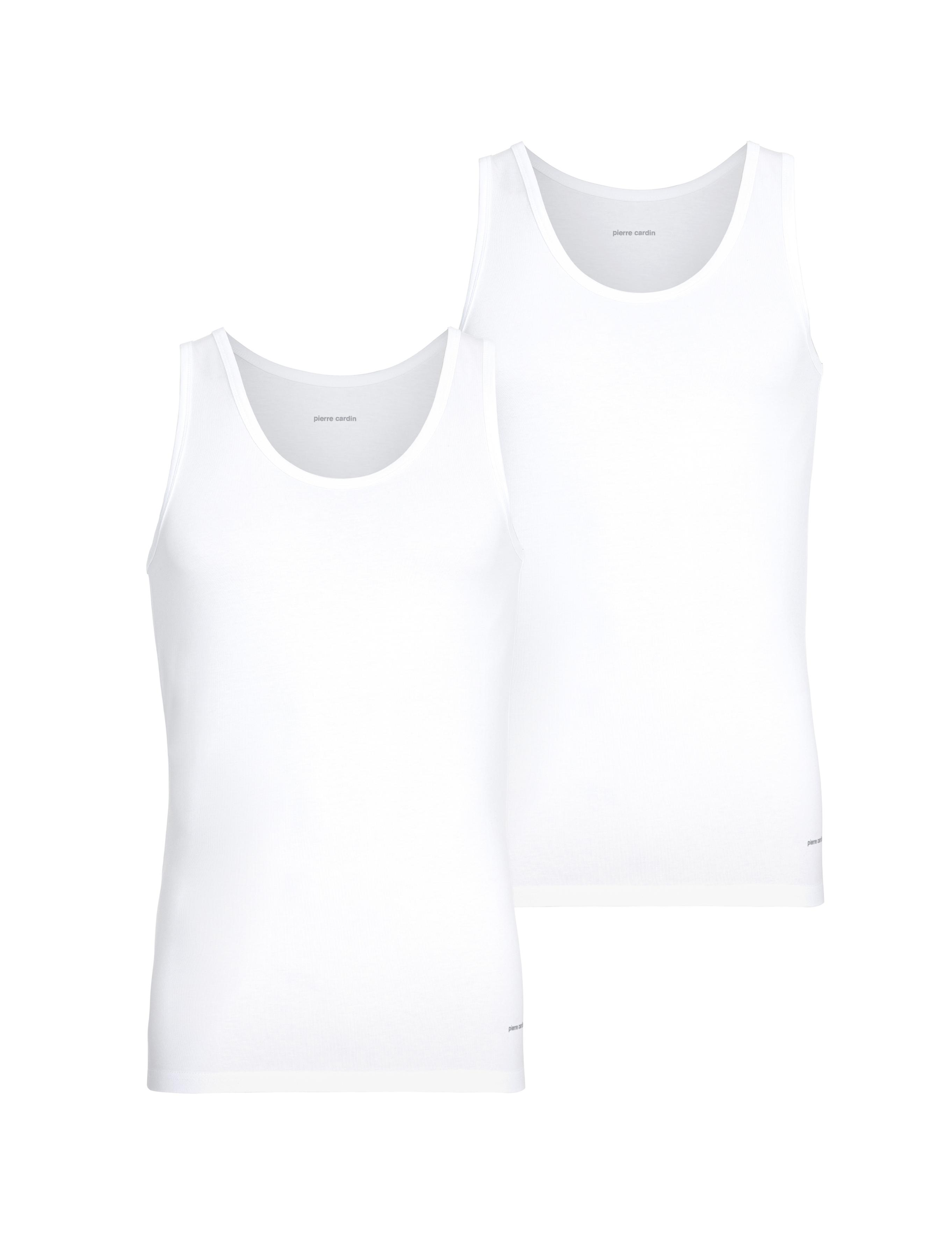 Beyaz Pamuk Modal Karışımlı 2'li Atlet