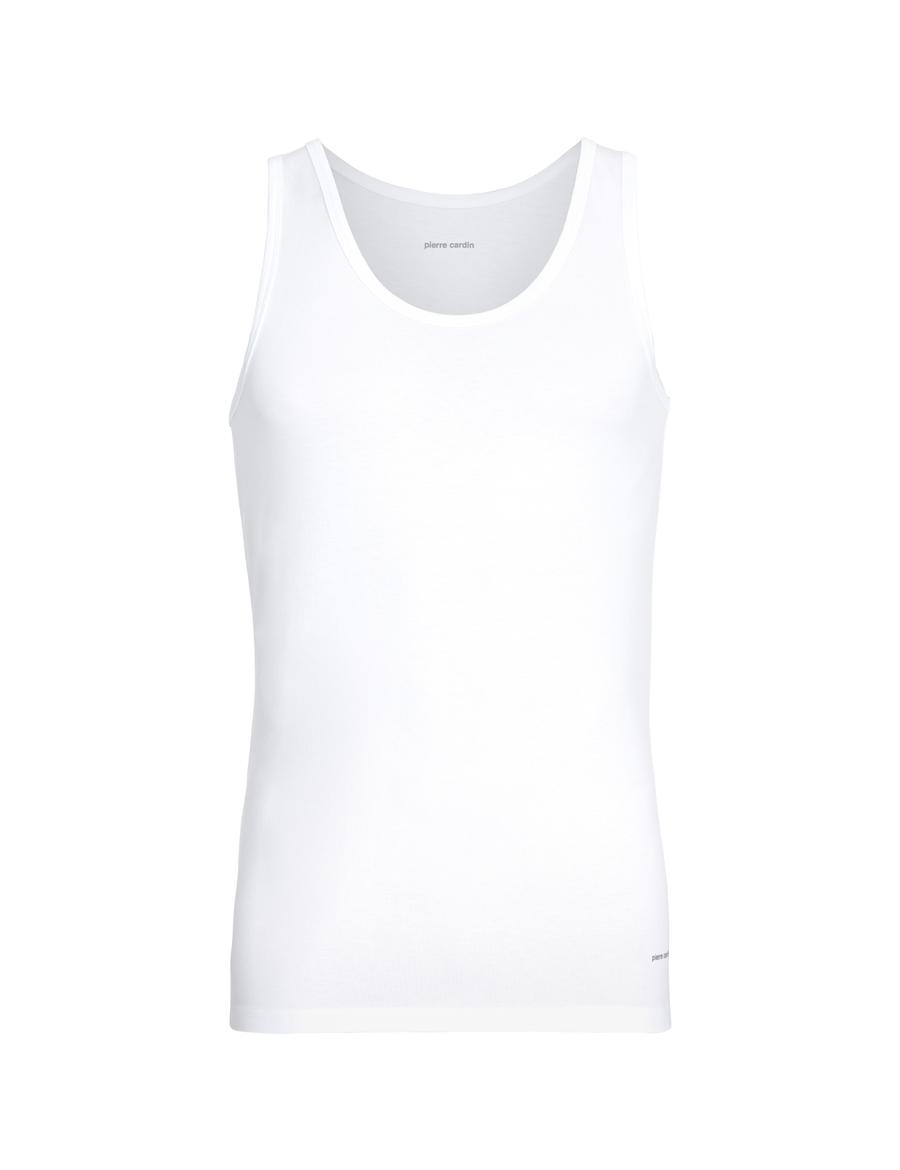 Beyaz Pamuk Modal Karışımlı 2'li Atlet